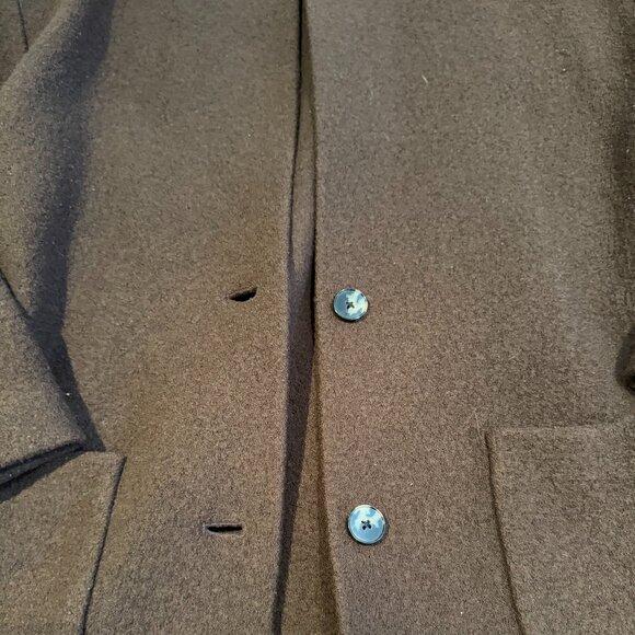 Wilfred Aritzia Lightweight Wool Jacket – Dark Brown, Small - Picture 4 of 7